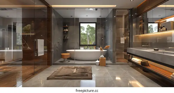 Modern Luxury Bathroom Interior Design
