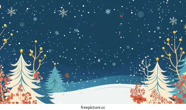 Christmas Snow Falling