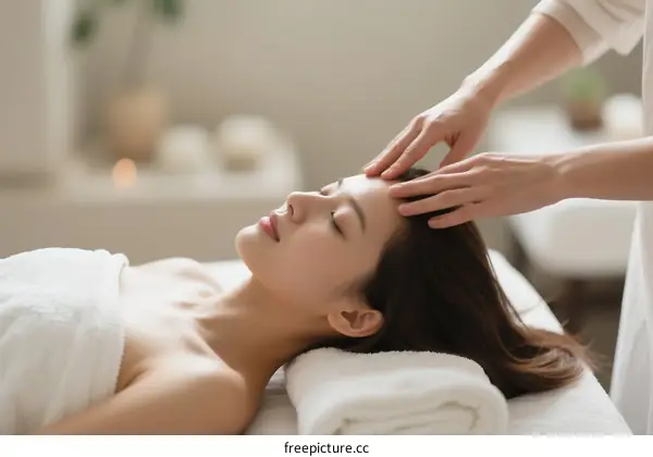 Professional Head Massage for Relaxation and Stress Relief