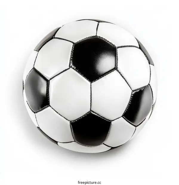Classic Black and White Soccer Ball
