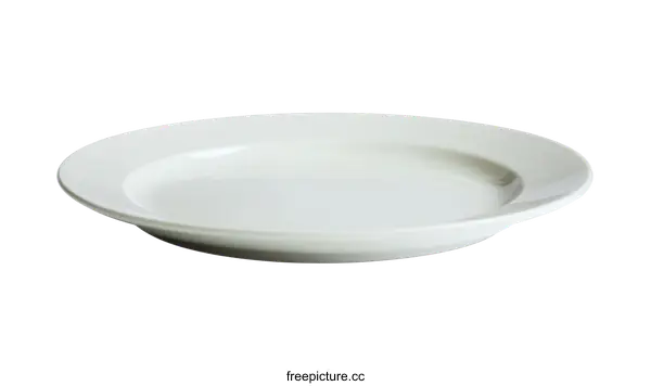[Transparent Background PNG]Elegant White Dinner Plate