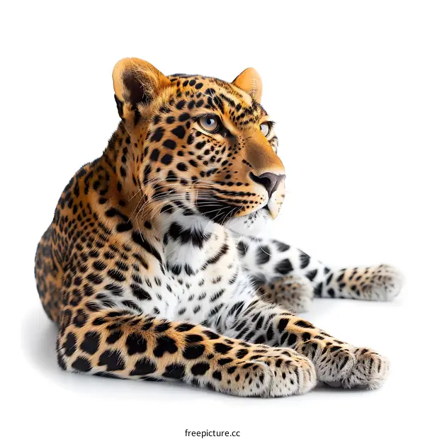 A beautiful leopard
