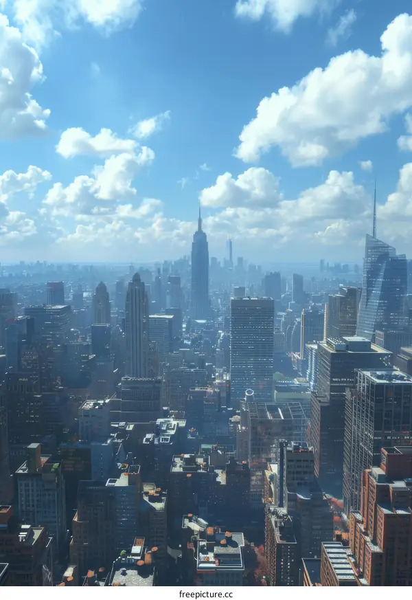 New York City Skyline with Empire State Building