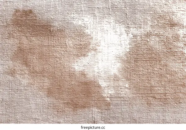 Abstract Canvas Painting with Light Brown Tones