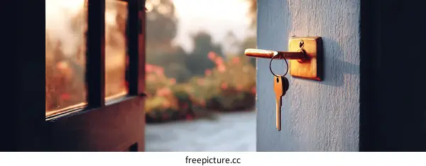 Door Opening to a New Beginning