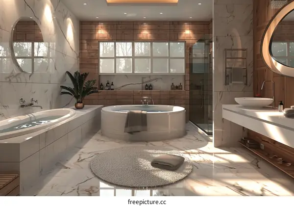 Modern Luxurious Bathroom Interior Design