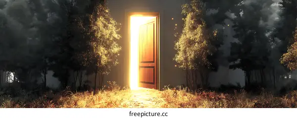 Pathway to Enlightenment Forest Doorway
