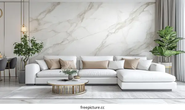 Modern Elegant Living Room Interior Design