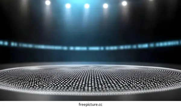 Digital Stage Floor Design Illustration