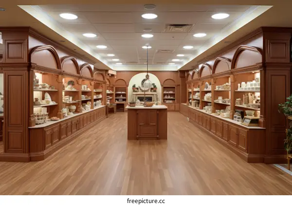 Elegant and Luxurious Gift Shop Interior Design