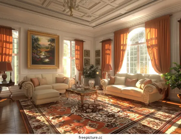 Luxurious Classic Living Room Interior Design