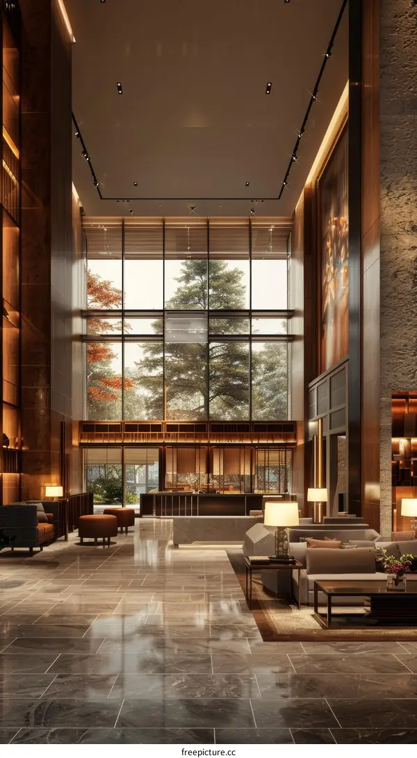 Modern Luxury Hotel Lobby Interior Design