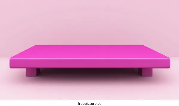 Pink Minimalist Display Platform