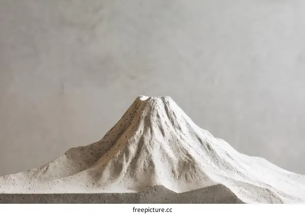 Abstract Miniature Volcano Mountain Sculpture