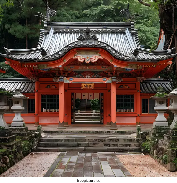 Japanese traditional shrine