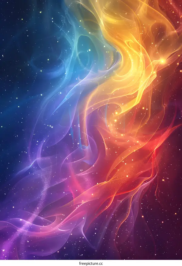 Colorful abstract painting