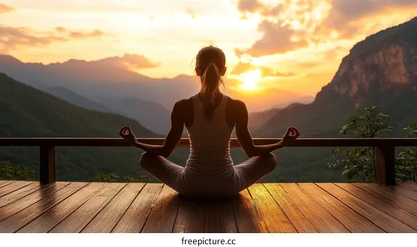 Peaceful Sunset Meditation in Nature