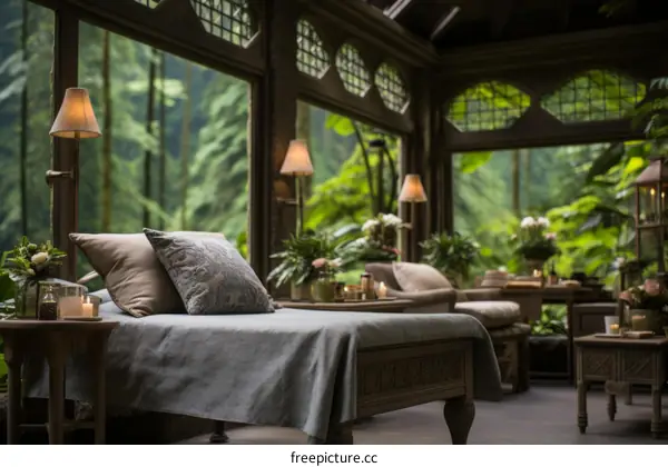 Secluded Jungle Hideaway with Cozy Comfort