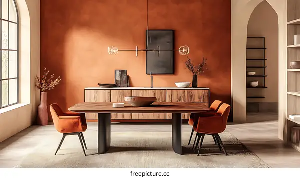 Rustic Dining Room Interior Design