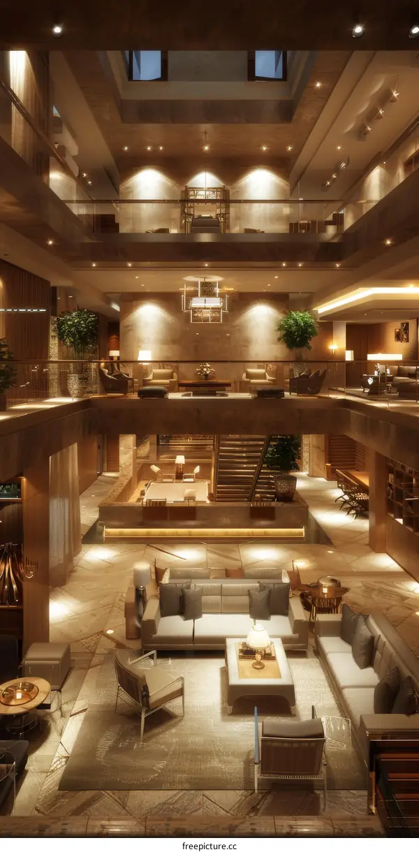 Luxury Multi-Level Interior Design