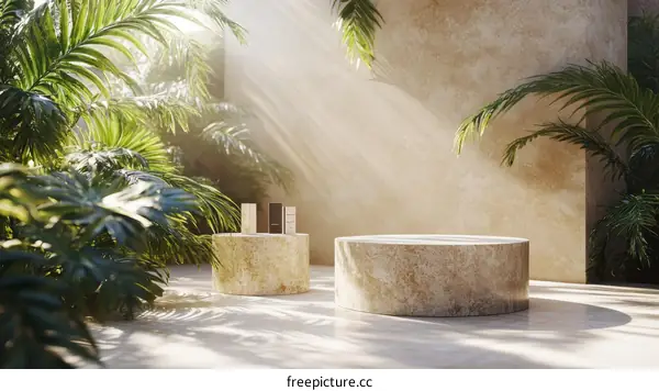 Elegant Tropical Product Showcase