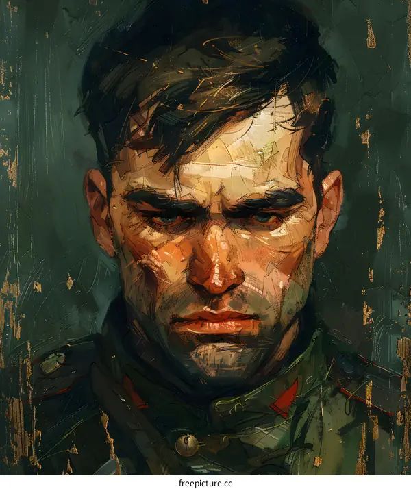 Portrait of a soldier