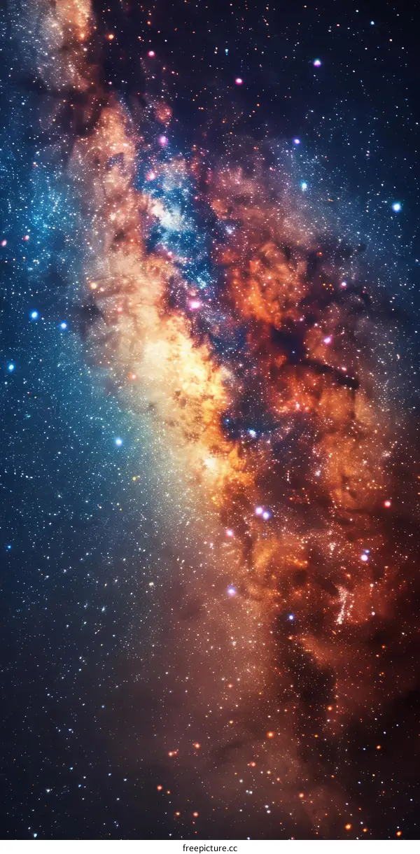 Cosmic Nebula: A Stunning Display of Color and Stars