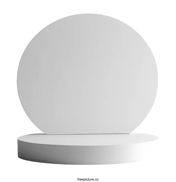 [Transparent Background PNG]Blank Product Display Stage