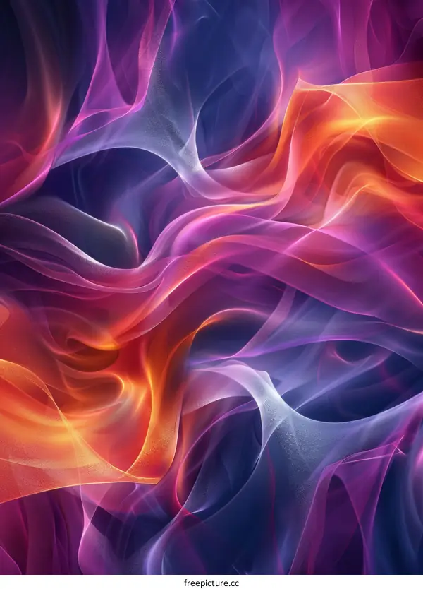 Abstract Silk Art: Colorful Texture & Design