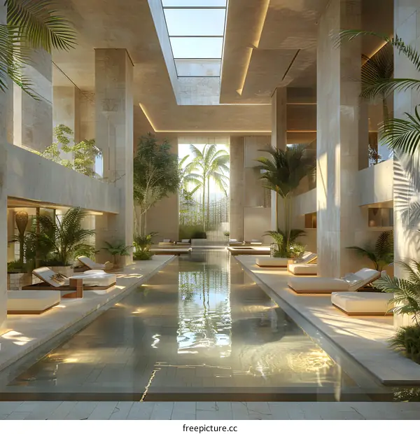 Indoor swimming pool