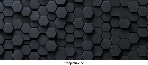Abstract Hexagonal Geometric Pattern Background
