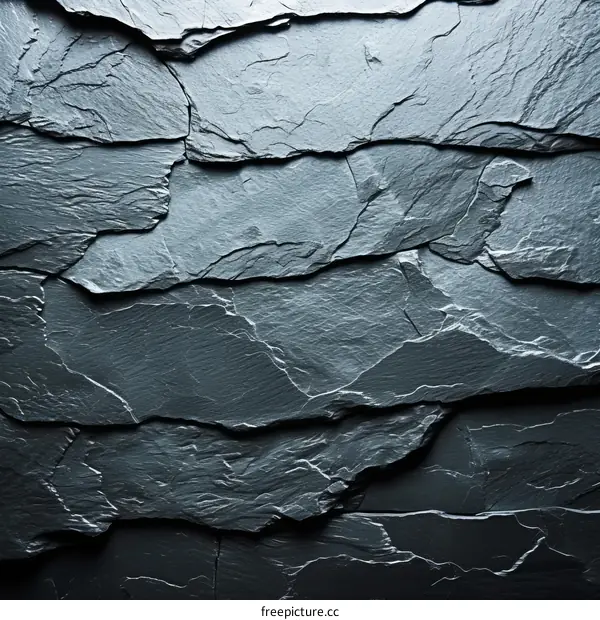Black Slate Texture Background
