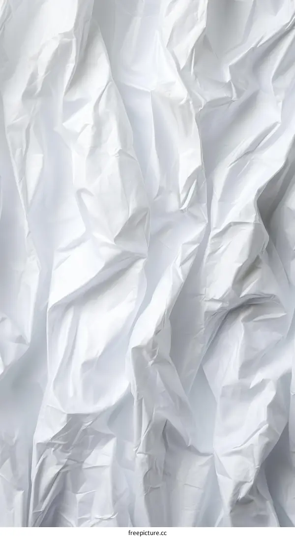 White Wrinkled Paper Texture