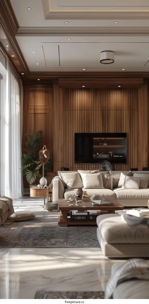 Modern Luxury Living Room Interior