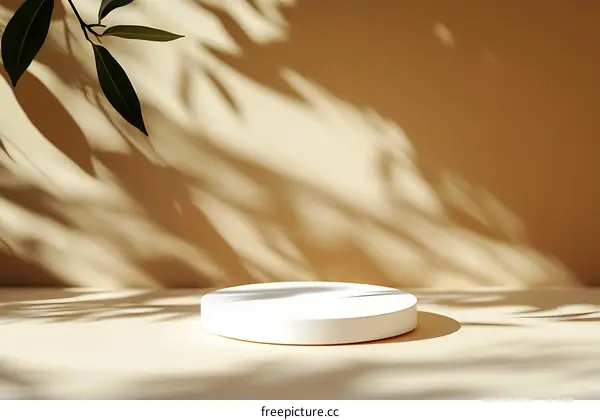 Elegant Minimalist Product Display with Natural Light