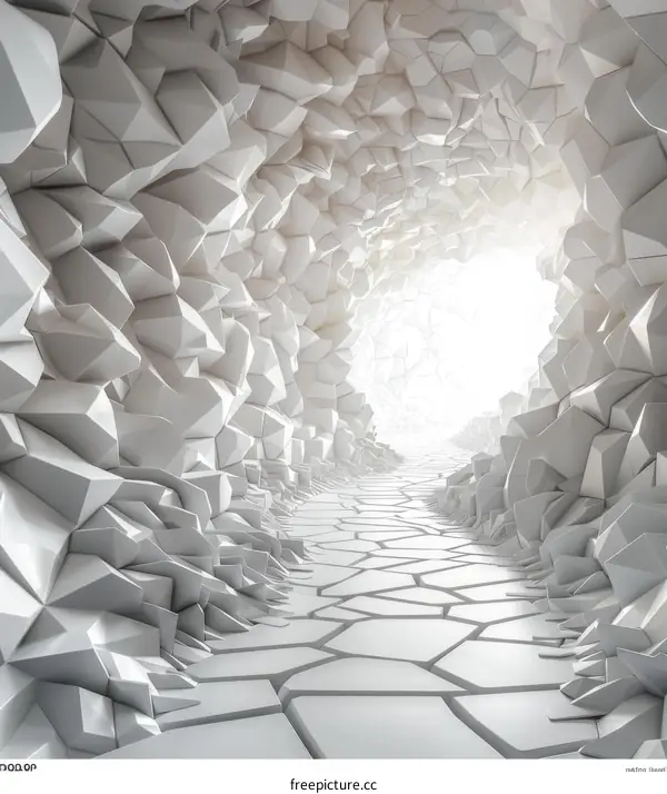 Mystical journey through the sparkling ice cave