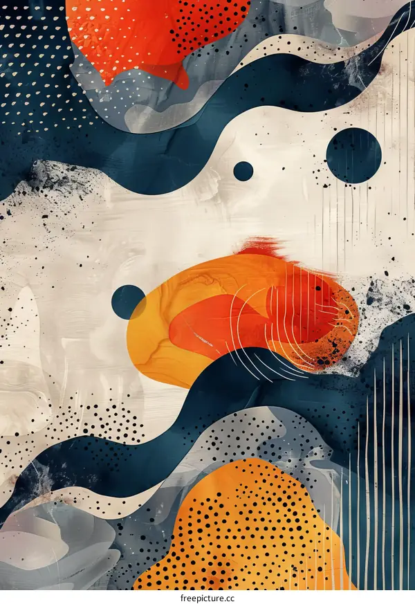 Abstract Geometric Shapes: A Colorful Illustration