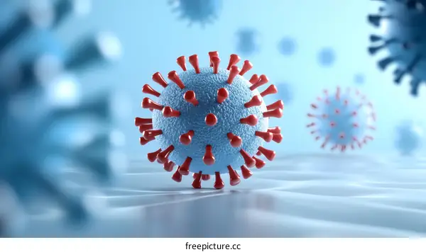 3D Illustration of a Virus