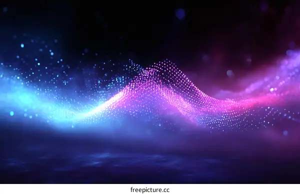 Abstract Digital Wave Abstract Background