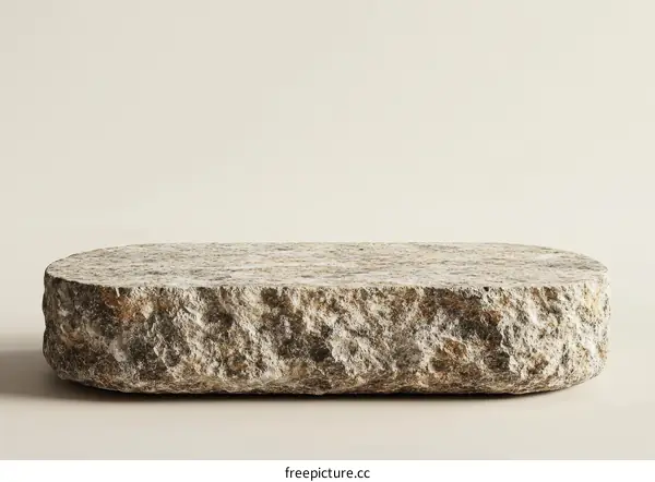 Natural Stone Display Platform for Product Showcase