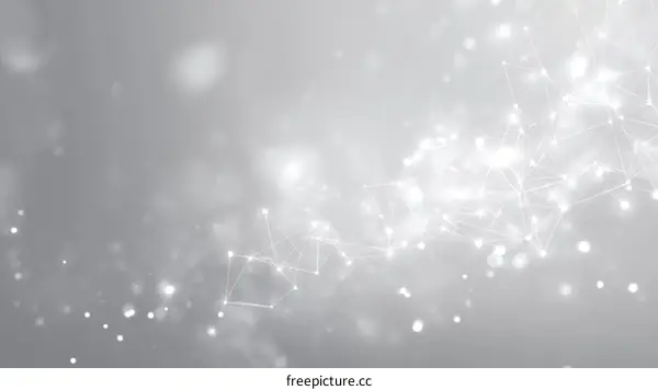 Abstract Digital Network Connections Background