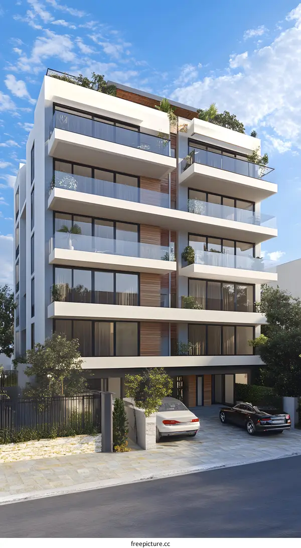 Modern Apartment Building Exterior Design