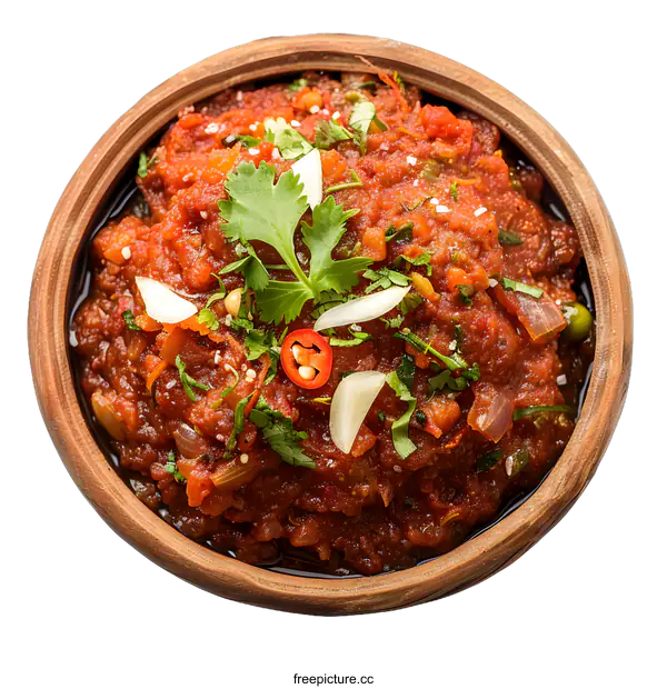 [Transparent Background PNG]Spicy Indian Curry Dish