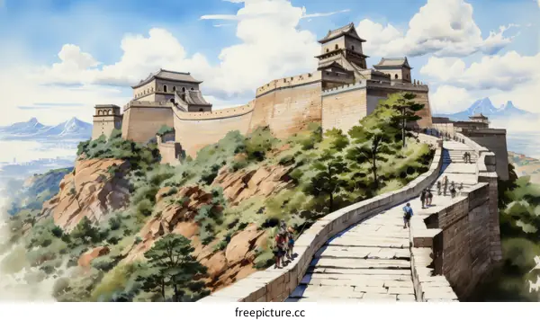 Badaling Section of the Great Wall of China