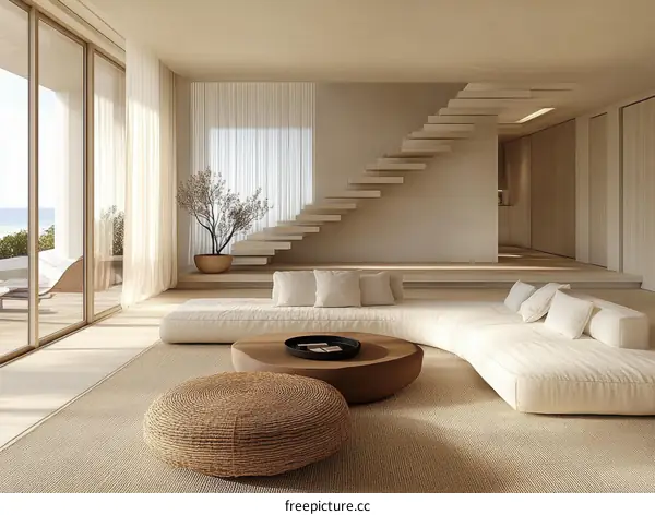 Modern Minimalist Living Room Interior Design