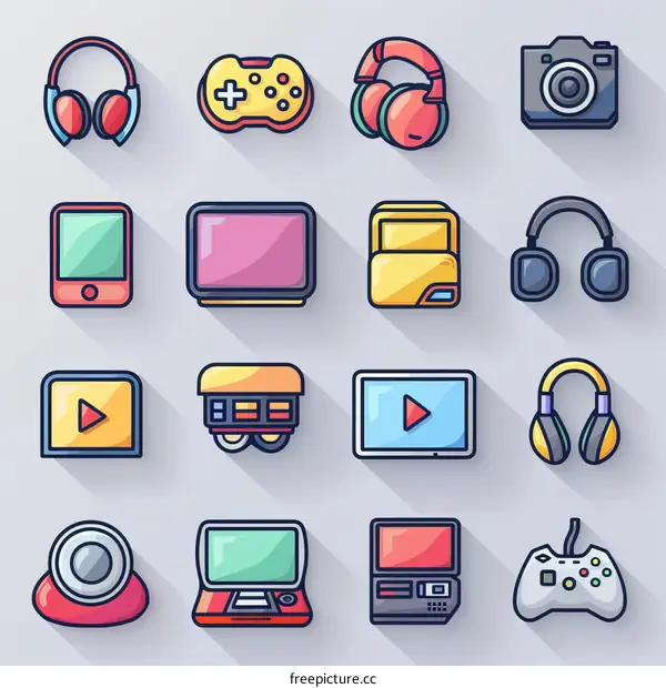 A Collection of Electronic Devices and Gadgets