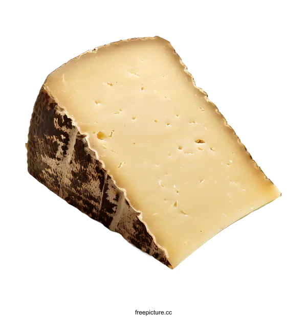 [Transparent Background PNG]A wedge of hard cheese