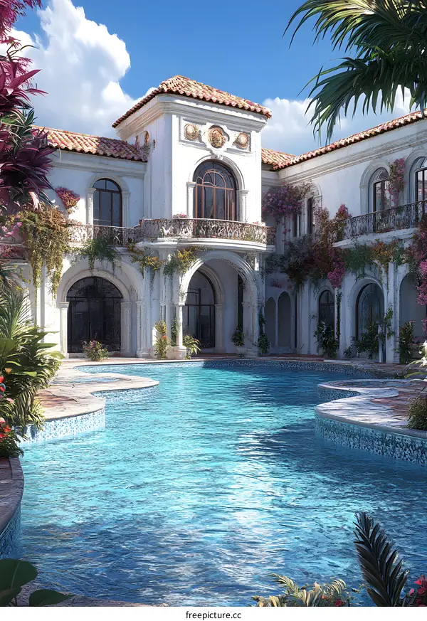 Luxury Mediterranean Villa with Swimming Pool