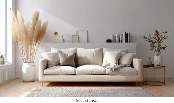 Modern Minimalist Living Room Interior Design