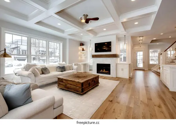 Modern Cozy Living Room Interior Design